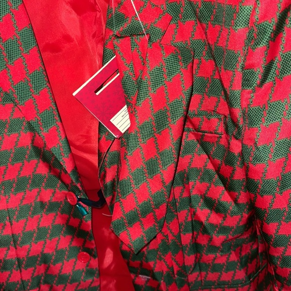 Holiday blazer and matching tie!!!!! NEW!!!!! - Picture 2 of 4